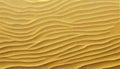Rippled yellow sand dunes create stunning patterns generated by AI