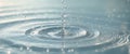 Ripples and bubbles create a mesmerizing display on the surface of clear water.