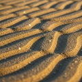 Ripples create an undulating pattern, with fine grains casting shadows Royalty Free Stock Photo