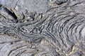 Ripples in dry lava igneous rock Royalty Free Stock Photo