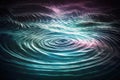 Ripples of energy. Psychic waves. Medium distorting the air. Their intuitive abilities tap into kinetic etheric frequencies beyond Royalty Free Stock Photo