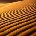 Of the sand is smooth yet distinctly ridged, highlighting the Royalty Free Stock Photo