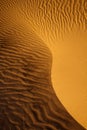 Ripples in the hot sand, natural pattern background