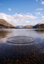 Ripples on Lake Ullswater Royalty Free Stock Photo