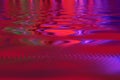 Ripples on red and magenta