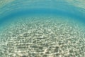 Ripples of sunlight reflected on the sea floor. Royalty Free Stock Photo
