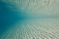 Ripples of sunlight underwater Royalty Free Stock Photo