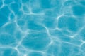Ripples in swimming pool water surface Royalty Free Stock Photo