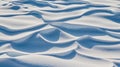 Rippling snow landscape creating abstract winter texture Royalty Free Stock Photo