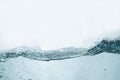 the rippling water surface from the side view Royalty Free Stock Photo