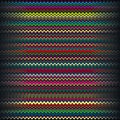 Ripply color stripes