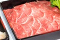 Rips beef sliced Royalty Free Stock Photo