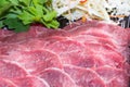 Rips beef sliced Royalty Free Stock Photo