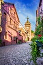 Riquewihr, Alsace. Most beautiful villages of France Royalty Free Stock Photo