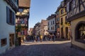 Riquewihr medieval village, Alsace, France Royalty Free Stock Photo