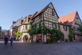 Riquewihr medieval village, Alsace, France Royalty Free Stock Photo