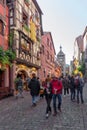 Riquewihr medieval village, Alsace, France Royalty Free Stock Photo