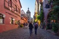 Riquewihr medieval village, Alsace, France Royalty Free Stock Photo