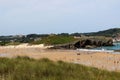 Ris beach, in Noja (Cantabria, Spain) Royalty Free Stock Photo