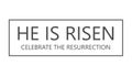 He is Risen. Celebrate the resurrection. Text over the white background illustration Royalty Free Stock Photo