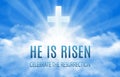 He is risen. Royalty Free Stock Photo