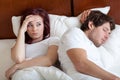 Riser in bed Royalty Free Stock Photo