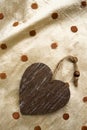 Riser card, wooden heart