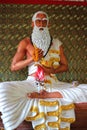 The Rishi statue is the author of the Vedas or who saw the Rishi as a priest.