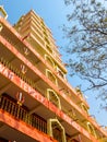 Beautiful view of Tera Manzil Temple, Trayambakeshwar in Rishikesh Royalty Free Stock Photo