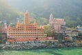 Beautiful view of Tera Manzil Temple, Trayambakeshwar in Rishikesh Royalty Free Stock Photo