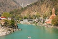 Rafting on the Ganga river in Rishikesh Royalty Free Stock Photo