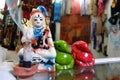 Statues of Lord Shiva and Ganesh on the street market in Rishikesh