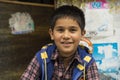 Portrait of young boy in Rishikesh India