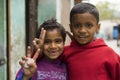 Portrait of young boys in Rishikesh India