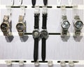 RISHON LE ZION, ISRAEL- DECEMBER 29, 2017: Watch clocks exposed in a store.