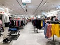RISHON LE ZION, ISRAEL- JANUARY 3, 2018: Inside the clothing store at Azrieli Department Store in Rishon Le Zion