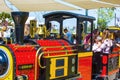 RISHON LE ZION, ISRAEL-MARCH 1, 2018: Children`s entertainment attraction in the park Gan Be Ivrit in Rishon Le Zion, Israel.