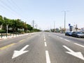 RISHON LE ZION, ISRAEL October 07, 2019: Streets and cars in Rishon Le Zion, Israel