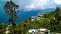 Rishyap or Rishop, a hill village in Kalimpong, West Bengal, India Royalty Free Stock Photo