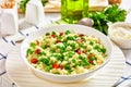 Risi e Bisi, Venetian Risotto with Spring Peas Royalty Free Stock Photo