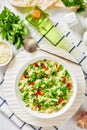 Risi e Bisi, Venetian Risotto with Spring Peas Royalty Free Stock Photo