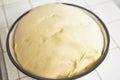 Rising bread dough