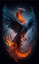 Rising of a burning phoenix