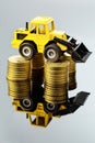 Rising costs in the construction industry Royalty Free Stock Photo