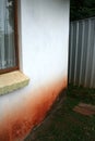 Rising Damp Outside Wall Royalty Free Stock Photo