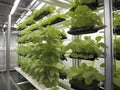Rising Fields. The Revolution of Vertical Farming and Hydroponics Royalty Free Stock Photo