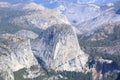 Rising nearly 5,000 feet above Yosemite Valley and 8,800 feet above sea level, Half Dome is a Yosemite icon Royalty Free Stock Photo