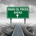 Rising Oil Prices Royalty Free Stock Photo