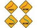 Rising profits falling income warning sign