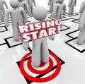 Rising Star Worker Employee Organization Chart Special Best Top Royalty Free Stock Photo